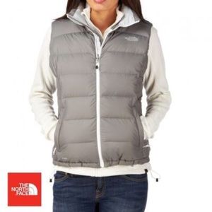 Grey North Face Vest